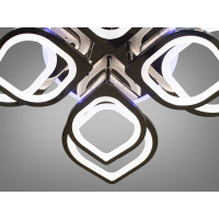 Cветодиодная люстра Diasha 8073/4+4BHR LED 3color dimmer 