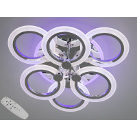 Светодиодная люстра под потолок с пультом управления Diasha 8022/3+3HRLEDRGBdimmer