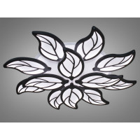 Унікальна LED люстра з пультом, підсвічуванням, 180 Вт, чорний Diasha 8028/8+4BKLED3colordimmer