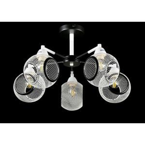 Люстра с плафонами  L74580/5 (WHITE+BLACK) Splendid-Ray
1002564