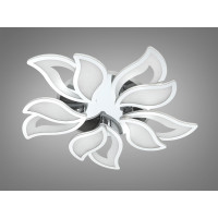 Люстра стельова Diasha хром LED 130W пульт димер CCT Diasha 9033/5HRLED3colordimmer