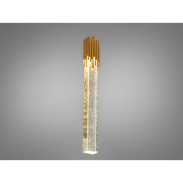 Стильний LED підвіс в стилі Нордік, 5W, золото Diasha A6552/1HGD