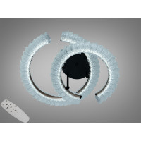 Стельова LED люстра шампань 80W з пультом Diasha 2509/500+400CG