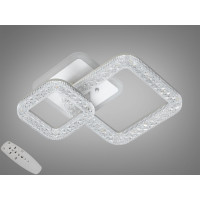 Люстра стельова Diasha серія Квадрати біла з пультом 40W Diasha 2205/2WHLED3colordimmer Люстра стельова Diasha серія Квадрати біла з пультом 40W Diasha 2205/2WHLED3colordimmer