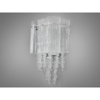 Гармонійне бра з кришталю на 2 лампи, хром Diasha 328-BCH