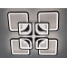 LED люстра 150W Diasha 8060/4+4BKLED3colordimmer