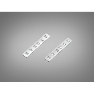 Монтажна пластина трекова 20 серії метал для з′єднання конструкцій Diasha connectionstrap104