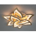 Сучасна декоративна люстра під стелю led з пультом, 115W, золото Diasha 8146/6+3GLED3colordimmer