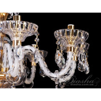 Велика кришталева люстра Diasha 5011/8G