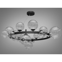 Люстра в стиле лофт на 15 ламп Diasha YC2108-15BK