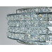 LED підвісна кришталева люстра 110Вт хром пульт Diasha 572/500CH