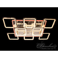 Потолочная светодиодная люстра с пультом и подсветкой Diasha 8060/6+2G LED 3color dimmer
