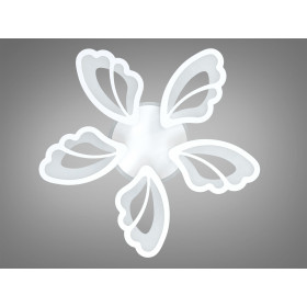 Стельова люстра LED біла 50Вт пульт 3 модулі Diasha 8166/5WHLED3colordimmer