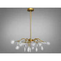 Декоративная люстра в зал 30 лампочки Diasha 886-30CGD