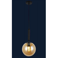 Светильник люстра подвесная в стиле лофт шар Levistella 9163520-1 BK+BR