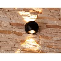 Уличный светодиодный светильник бра Diasha HS3010S-6W-BK