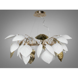 Підвісна люстра Diasha золото 8xE14 кераміка Diasha 7238-8PRGD