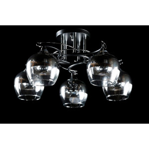 Люстра с плафонами  L6902B/5 (BLK+CR) Splendid-Ray
260793