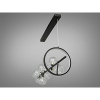 Люстра лофт в зал или спальню на 10 ламп Diasha YC2108L-10BK