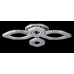 Светодиодная люстра LK2368/2+2 LED (WT) Splendid-Ray
302070