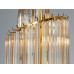 Люстра підвісна кришталева Хрустальний каскад золото Diasha 82203/600xH1500G