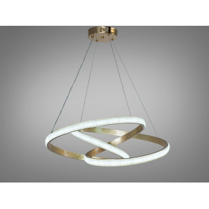Підвісна люстра LED золото 82Вт 3CCT 4510 лм Diasha CT300G