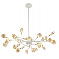 Люстры светодиодные декоративные белого цвета Levistella 918LP447-27 WH+BR Люстры светодиодные декоративные белого цвета Levistella 918LP447-27 WH+BR