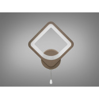 Настінне бра Квадрати коричневе LED 19 Вт Diasha 8060/1CF