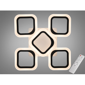 Потолочная светодиодная люстра с пультом 50W Diasha AS8060/4+1BK