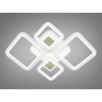 Потолочная светодиодная люстра светильник с пультом и подсветкой Diasha MX2720/2+2WH LED 3color dimmer