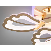 Стельова люстра LED біла 50Вт пульт 3 модулі Diasha 8166/6+3GLED3colordimmer