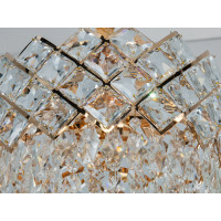 Підвісна кришталева люстра золото 6xE14 D39 см Diasha 619-400G