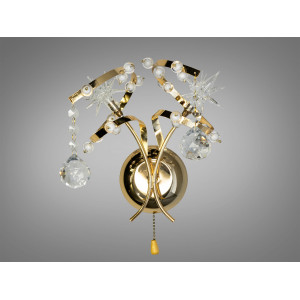 Акційна пропозиція!!! Строге, шляхетне галогенове бра, колір-хром Diasha 6232/2G