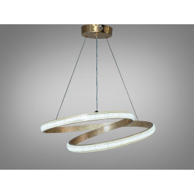 Підвісна люстра LED Diasha золото 65Вт 3575Лм 3CCT Diasha XH1017/600G