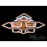 Потолочная светодиодная люстра с пультом Diasha S8060/4+4GLED3colordimmer