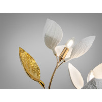 Настільна лампа золото 2 плафони кераміка Diasha 7238-2TGD