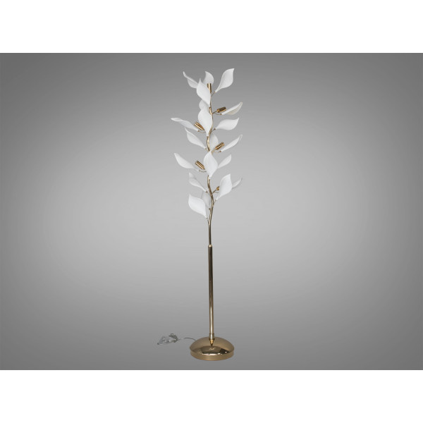 Торшер з керамічними елементами, 6 ламп, золото Diasha 7172-6FGD