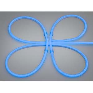 LED NEON 24в, герметичний, 11мм, круглий Diasha P24-NEON-R-BLUE