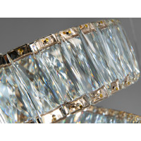 Дизайнерська новинка, кришталева світлодіодна люстра на тросах, 175W Diasha 531/800G