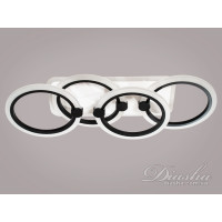 Люстра в спальню светодиодная Diasha MX2374/2+2MCBKLED3colordimmer