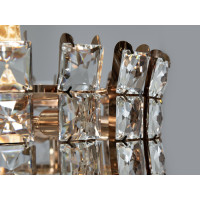 Красива кришталева люстра в спальню на 7 ламп, золото Diasha 8017/400SGD