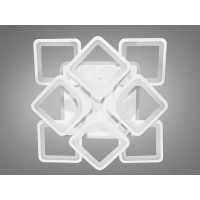 Люстра потолочная с пультом  Diasha S8060/4+4WHLED3colordimmer