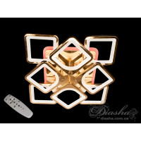 Потолочная светодиодная люстра с пультом Diasha S8060/4+4GLED3colordimmer