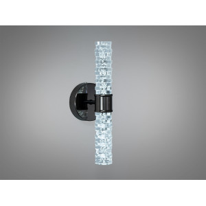 Настінний LED бра хром 5 Вт скло циліндр Diasha B1789BHR