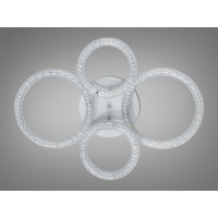 Стельова люстра кільця Diasha біла 74W  Diasha MX4770/2+2WH