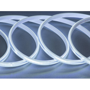 Світлодіодна стрічка 220в, 288 шт/м, герметична, 10мм, холодний Diasha P220CL-COB-288-CW-65-10