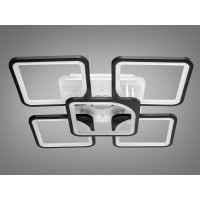 Люстра потолочная светодиодная с пультом и музікой Diasha 8060/4+1BKMP3LED3colordimmer