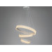 LED підвісна люстра 3 кільця біла 135 Вт пульт Diasha D8748-600+400+300WH