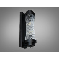 Сучасний настінний світильник на 2 лампи, чорного кольору Diasha F3818BK