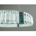 Подвесная светодиодная люстра кольца с хрусталем в стиле модерн Diasha 81028-500HR